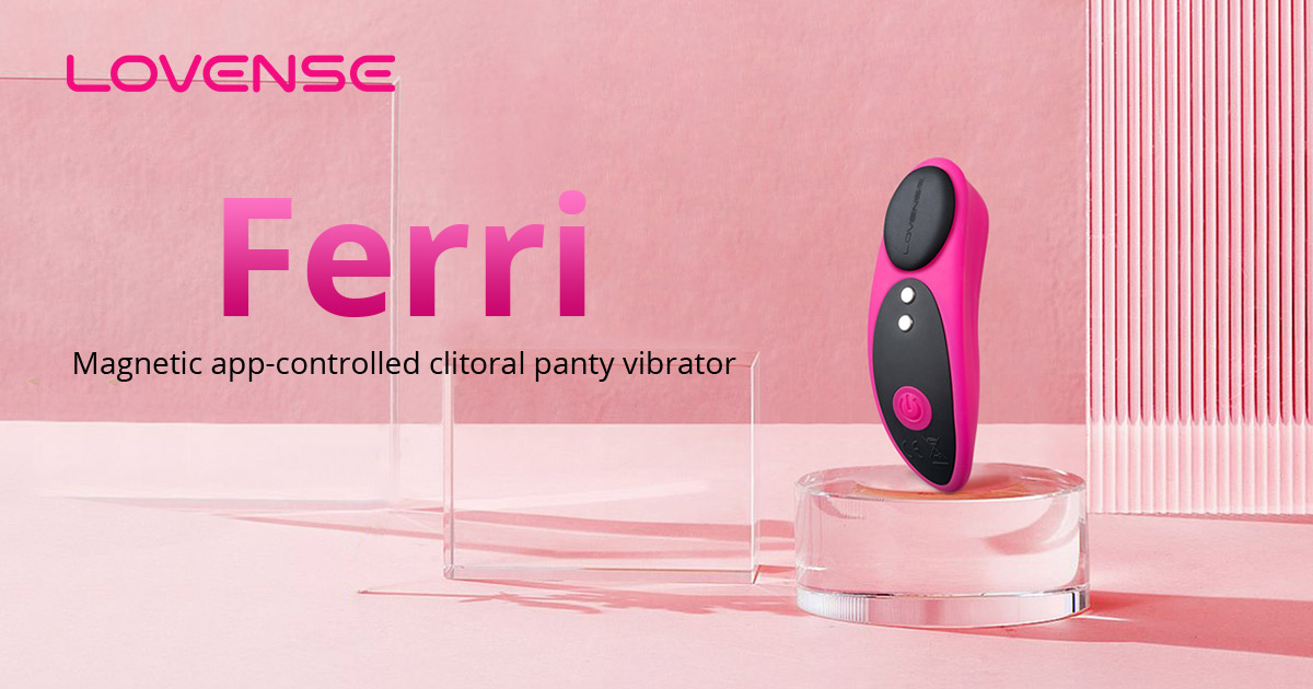 Lovense Ferri: Remote control magnetic vibrating panties & underwear!