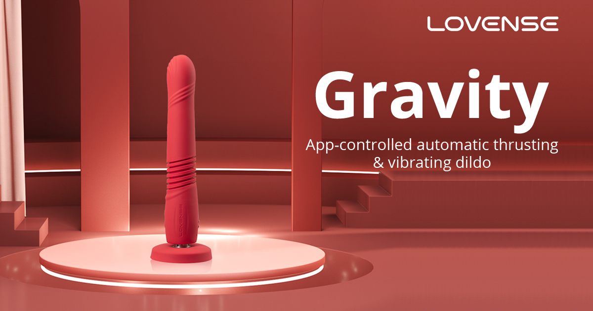 Lovense Gravity Thrusting Vibrating Dildo